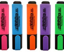 AHM23972 M Lighter Highlighter 5 colours