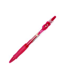 R5 Retractable gel ink pen Red