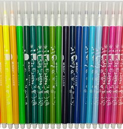 Fibre tip washable pens