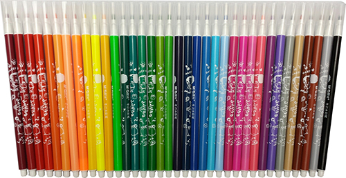 Fibre tip washable pens