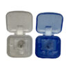 Plastic sharpener with shavings pot