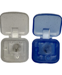 Plastic sharpener with shavings pot