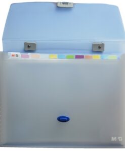AWT910959 - Expanding 12 part file bag open